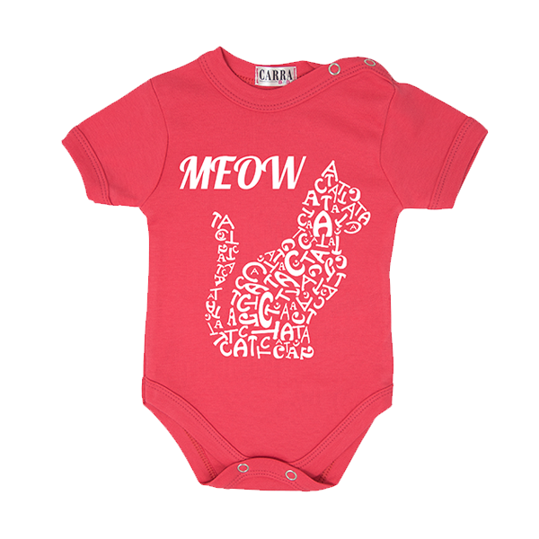 Carra Meow бебешко боди